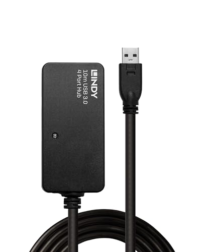 Lindy Cable Extensior Activo Pro Usb 3.0, Con Hub