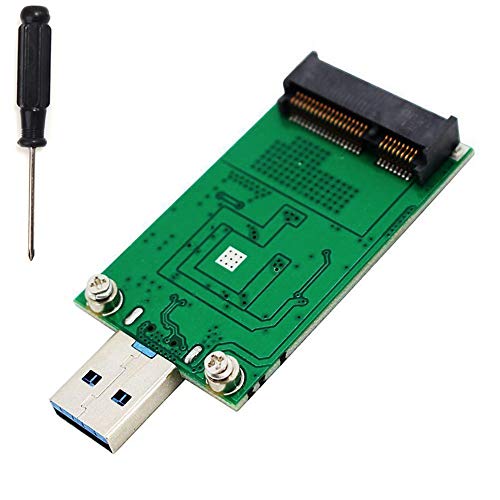 Leagy - Adattatore Msata Ssd A Usb 3.0, Mini Sata, Da Utilizzare Come Drive Flash Portatile / Disco Rigido Esterno, Convertitore Di Stato Solido Mini