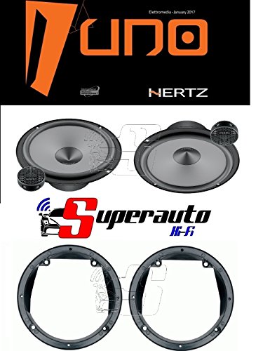 Hertz Linea Uno K165 K 165 Kit Altoparlanti Due Vie Casse Auto 165 Mm + Supporti Casse Ford Fiesta Dal 1996 Al 2002 Anteriore 165 Cm