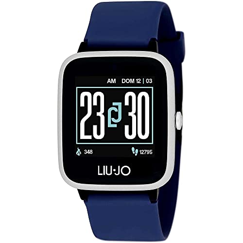Liu Jo Orologio Unisex Smartwatch Go Silver Cinturino Blu