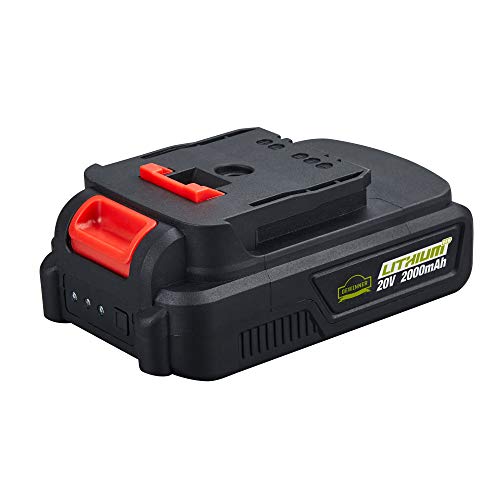 Dewinner Batteria Al Litio 2.0 Ah, 20 V Di Sostituzione, Seghe A Sciabola, Sega A Sciabola, Trapano Avvitatore, Strumento Multifunzione Oscillante