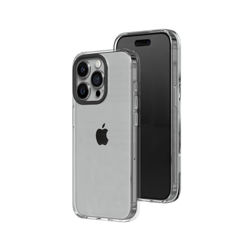 Rhinoshield Crystal Clear Case Compatible With [Iphone 15 Pro] | Advanced Yellowing Resistance, High Transparency, Protective And Customizable Clear P