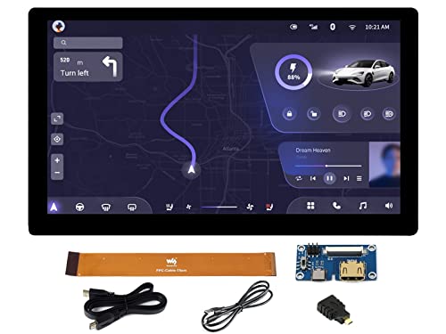 Waveshare 7Inch Ips Display 1024 × 600 Resolution Integrated Thin And Light Touch Screen For Raspberry Pi,Jetson Nano,Windows Pc,Support Windows/Linux