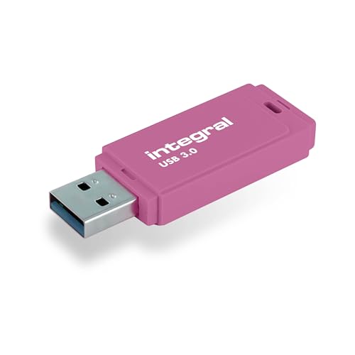 Integral Neon Blue Chiavetta Usb 64Giga - Flash Drive Usb 3.0 Superspeed - Pennetta Usb Veloce