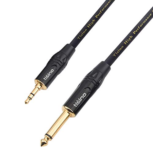 Tisino Cavo Interconnect 6.35Mm Ts Mono A 3.5Mm Trs Stereo (Mono A Stereo) - 2M