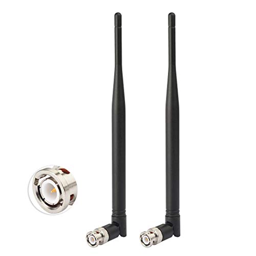 Bingfu Antenna Ricevitore Microfono Wireless Uhf 400Mhz-960Mhz Maschio Bnc Antenna Per Telecomando Per Sistema Microfono Wireless Telecomando, Amplifi