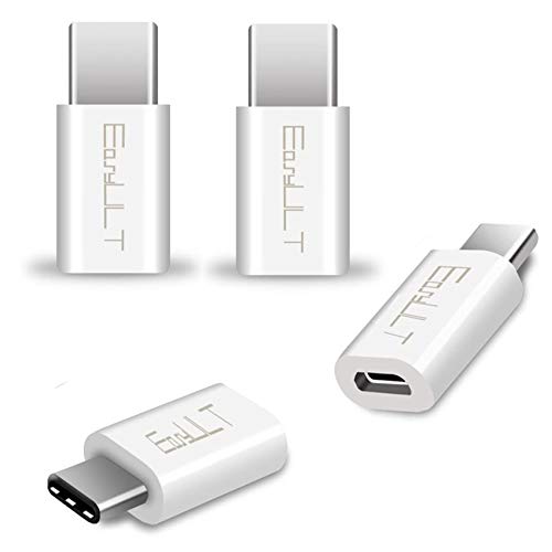 Easyult Adattatore Usb C A Micro Usb [4 Pack], Usb C Adapter Usb Type C Adattatore Connettore Per Galaxy S8/S8+,Hua Wei P10 Plus/Honor 8,Lg G6 E Altri