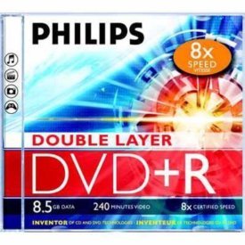 Philips Dvd+R 8.5Gb - Confezione Da 1