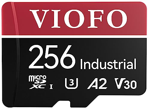Viofo Scheda Di Memoria Da 256 Gb, Alta Velocità Con Adattatore U3, Compatibile Con 4 K Wifi Dashcam Auto Camera
