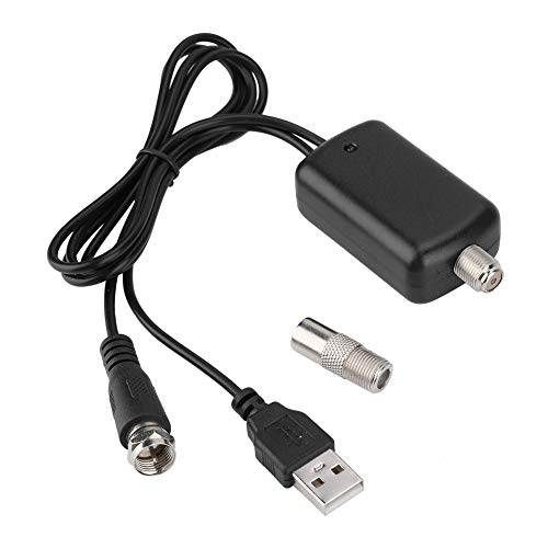 Queen.Y Amplificatore Antenna Tv 25Db Hd Amplificatore Del Segnale Interno Usb Tv Ad Alto Guadagno Canale Boost For Free Canali Locali 4K Hd 1080P Vhf