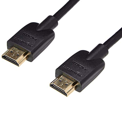 Amazon Basics Cavo Hdmi, Flessibile, 0.3 M, Nero