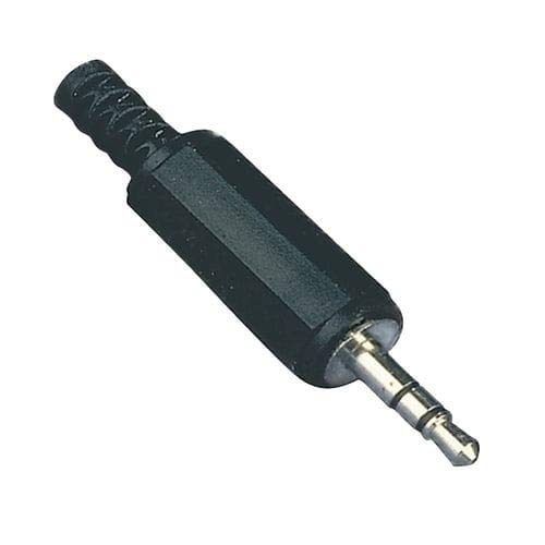 Connettore Jack 3.5 Mm Stereo Maschio Nero, Cablepelado