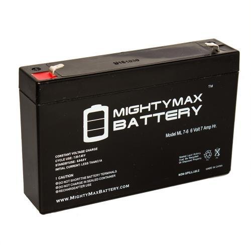 Batteria Ermetica Ricaricabile Al Piombo 6V Volt 7Ah Con Connettore Faston Ideale Per Ups Sistemi Di Sicurezza Peg Perego Giochi Giocattoli Lampada Di