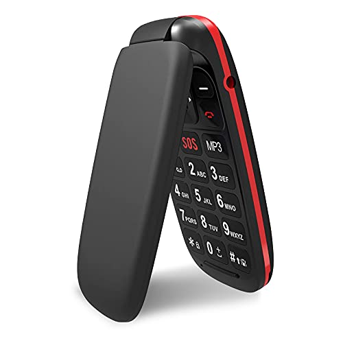Ukuu Telefono Cellulare Per Anziani Gsm Cellulare Per Anziani Con Tasti Grandi Display 1.8" Supporto Sim Doppio, Chiamata Rapida 800Mah Batteria Lungo