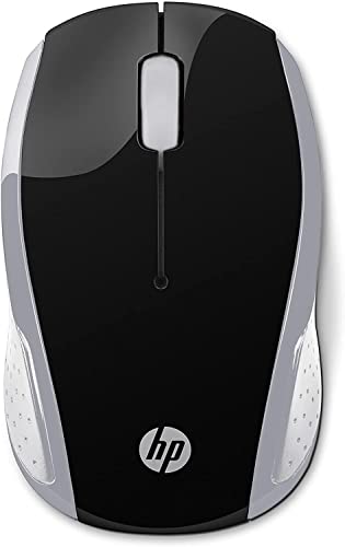 Hp 200 Mouse Wireless, Tecnologia Led Rosso, Laser Fino A 1000 Dpi, 3 Pulsanti, Rotella Scorrimento, Ricevitore Usb 2.4 Ghz Incluso, Design Pratico E