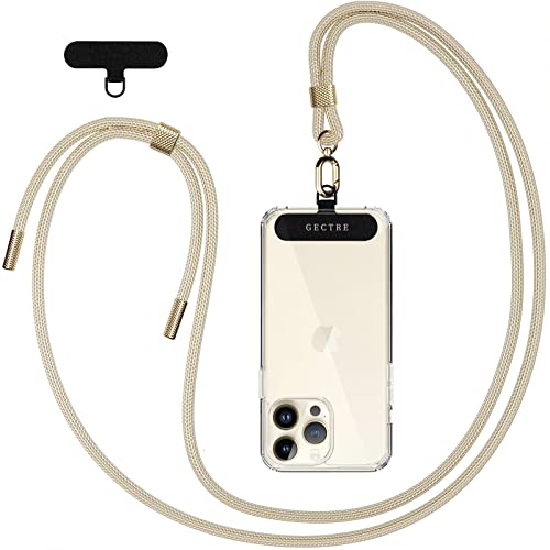 Gectre Collana Per Cellulare Universale, Adatta Per Tutti Gli Smartphone, Con 2 Patch Universali, Cinturino Per Cellulare Adatto Per Tutte Le Custodie