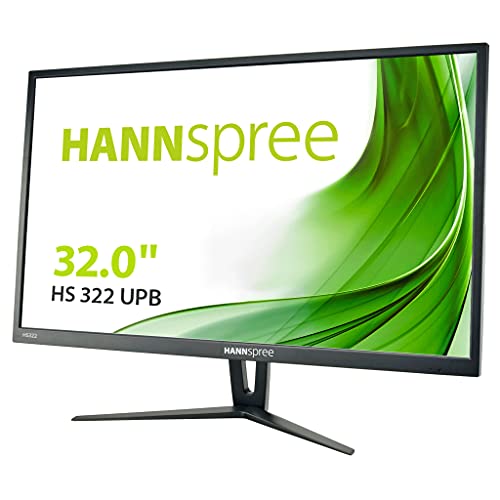 Hannspree Hs322Upb Hs322Upb - Altoparlante Hdmi Displayport Usb Vesa Da 80 Cm (2560 X 1440), 16:9, 5 Ms, Colore: Nero