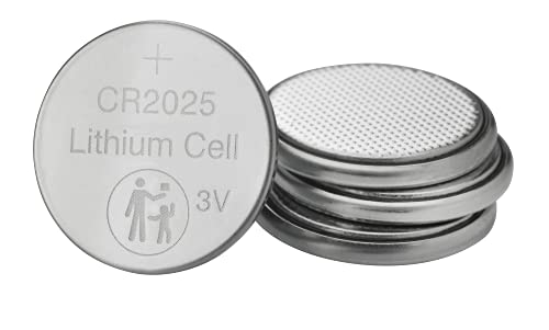 Verbatim Batterie A Bottone Al Litio Premium Cr2025 Confezione Da 4 3V 160Mah - Pile A Bottone Al Litio Per Orologi Chiavi Della Macchina Telecomandi