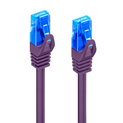 Ewent Cavo Di Rete, Patch Cat 5E U/Utp, Awg 26/7, 2 Connettori Rj45, 25 Cm, Viola
