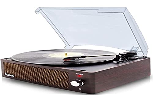 Giradischi In Vinile Vintage Con Bluetooth E Altoparlanti Integrati Codifica Della Funzione Di Registrazione Pc-Link Lettore Vinile A 3 Velocità 33, 4