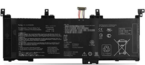 Askc 15.2V 62Wh C41N1531 Laptop Batteria Per Asus Rog Strix Gl502Vy Gl502Vy-1A Gl502Vy-Ds71 Ds74 Gl502Vs Gl502Vs-1A Gl502Vs-1E Gl502Vs-Db71 Gl502Vs-Fy