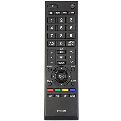 Telecomando Compatibile Ct-90326 Toshiba Applicabile A Telecomando Toshiba Ct-90326 - Telecomando Universale Toshiba Nessuna Programmazione Richiesta