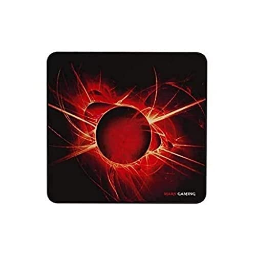 Marsgaming Mmp0, Mouse Pad Da Gioco, Alta Precisione Con Qualsiasi Mouse, Base In Gomma Naturale, Alto Comfort, Gomma, Universale, 20 X 22 Cm, Colore