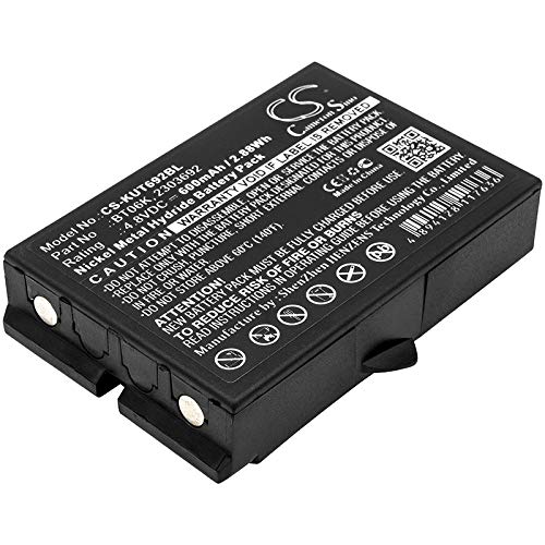 Techtek Batterie Compatibile Con [Ikusi] 2303692, Atex Transmitters, Rad-Tf Transmitters, Rad-Ts, T70 1 Atex, T70 2 Atex Handhelds, T70-1, T70-2, T71,