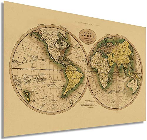 Replood Mousepad Tappetino Xxl 880X400X3Mm Mappa Del Mondo A Map Of The World From The Beft Authoritiesmouse Laptop Gaming