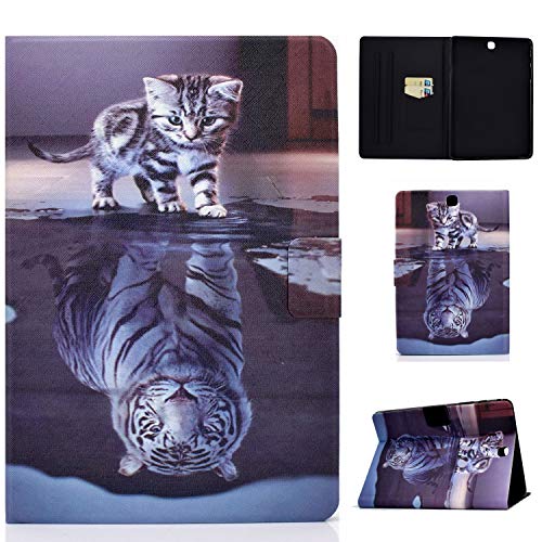 Custodia Per Samsung Galaxy Tab A 9.7 Sm-T550, Pu Custodia Smart Stand Con Slot Per Schede Custodia Protettiva Per Samsung Galaxy Tab A 9.7 (Sm-T550/T
