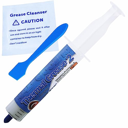 Aabcooling Thermal Grease 2-30G - 5,6W/Mk - Una Pasta Termica Con Una Bassa Resistenza Termica, Professionale Per Cpu E Gpu, Raffreddamento Cpu, Appli