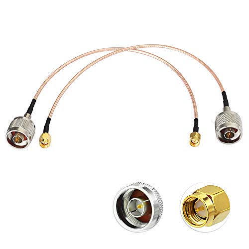 Eightwood Sma Cavo 4G Lte Antenna Adattatore N A Sma Cavo Rg316 25Cm 2 Pezzi Per 4G Lte Antenna 4G Dtv Router Industriale 4G Router Wifi Hotspot Mobil