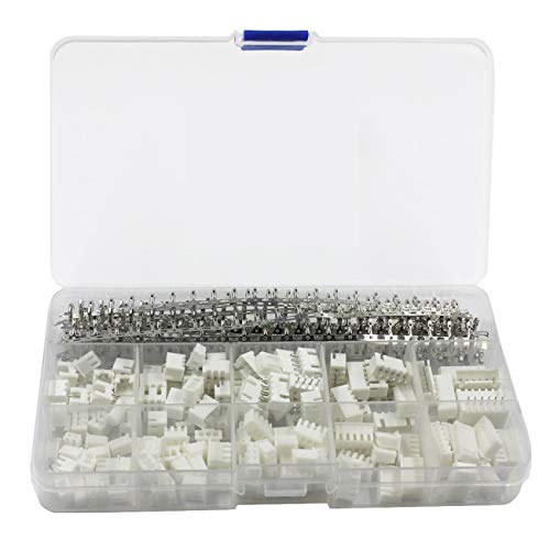 Arceli 460Pcs Kit Connettore Jst Con Connettore Femmina E Maschio 2,5Mm Jst-Xh 2/3/4/5/6 Connettore Maschio, Connettore Terminale Femmina Pin 2.54Mm