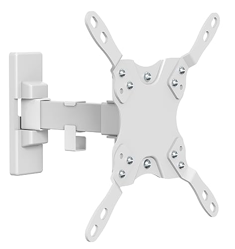 Mywall Supporto Da Parete Hf11-1Wl Per Schermi Piatti Vesa 75-200, Dimensioni Da 23-42 Pollici, Inclinazione +5°/-12°, Girevole A 180°, Supporto Per M