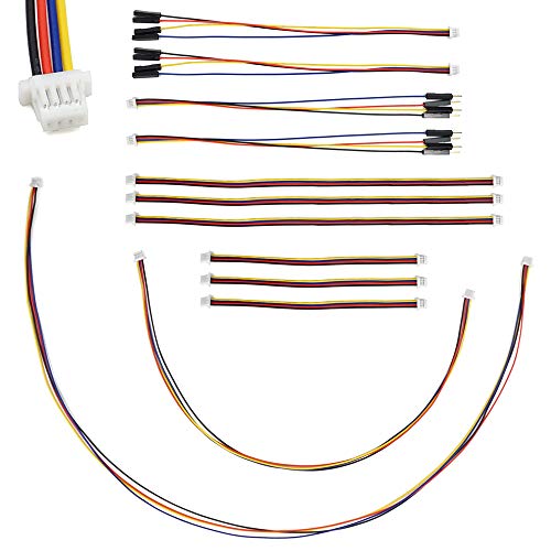 Elechawk I2C Qwiic Cavo Kit Stemma Qt Wire Per Sparkfun Schede Di Sviluppo Scheda Sensore Breakout Breadboard 4 Pin Sh1.0 Connettore
