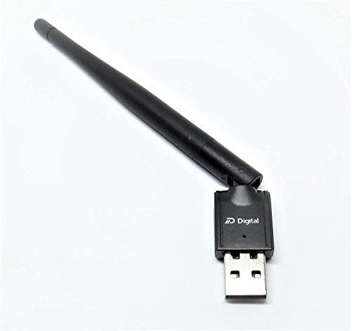 Dm-Digital Adattatore Usb-Wifi, 2Db Antenna Wifi Mt7601 (Mediatek)