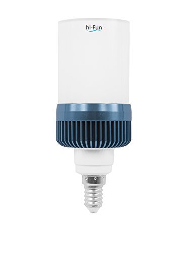 Hi-Fun Hi-Led Lampada Led Con Altoparlante Wireless, Bluetooth Integrato, Bianco