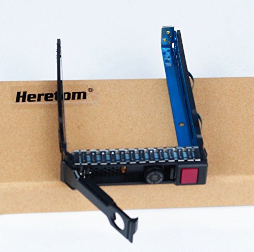 Heretom 2,5 Pollici Vassoio Per Disco Rigido Sff Sas Sata Ssd Tray Caddy Per Hp Proliant Dl325 Dl560 Dl385 Dl580 Bl460C Dl20 Gen10 G10 Con Chip Hot Sw