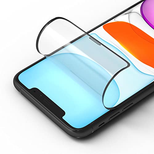 Rhinoshield 3D Impact Transparent Screen Protector Compatible With [Iphone 11 / Xr] | Ultra Impact Protection - 3D Curved Edge Full Coverage - Scratch