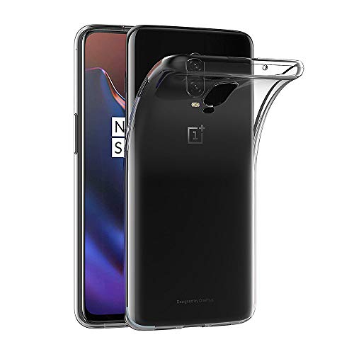 Aicek Cover Oneplus 6T, Cover Oneplus 6T Silicone Case Molle Di Tpu Trasparente Sottile Custodia Per Oneplus 6T (6.41 Pollici)