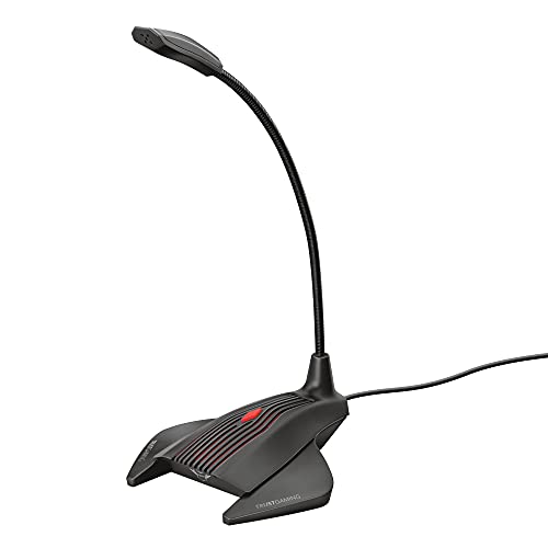 Trust Gxt 239 Nepa Microfono Gaming Per Pc, Nero