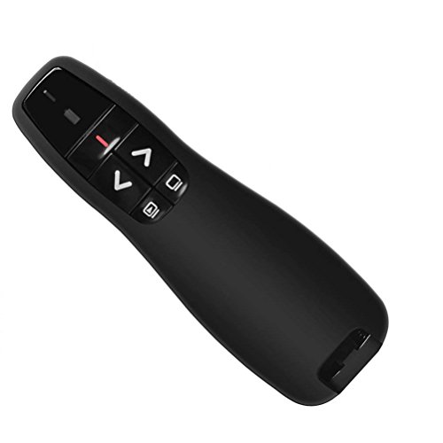 Huacam Dgf-23N Puntatore Laser Per Presentazioni, Presenter Wireless, 2.4Ghz Presentazione Powerpoint Clicker, Usb Penna Clicker Telecomando Ppt Prese