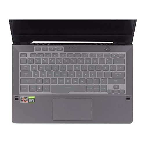 Mingfi Tpu Coperchio Della Tastiera Copritastiera Per Asus Rog Zephyrus 14" G14 & Vr Ready Ga401 Ga401Ih Ga401Iu Ga401Iv(2021 2020 2019) - Trasparente