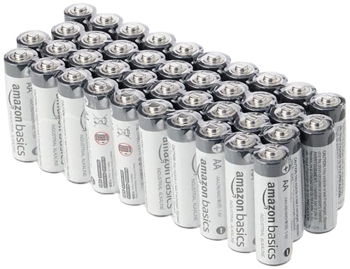 Amazon Basics Batterie Industriali Alcaline Aa, Confezione Da 40