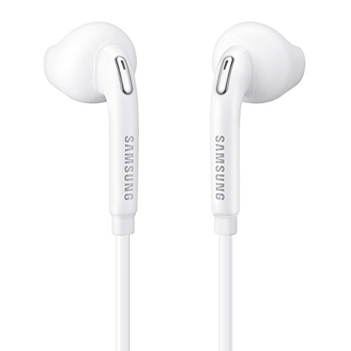 Samsung Eg920 Premium In Ear Cuffie Stereo Per Eo Eg920Bw Galaxy S3 I9300 Cavo Piatto Bianco