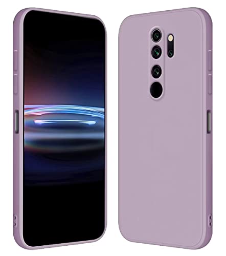 Rankone Custodia Per Redmi Note 8 Pro (6.53" Inches) Cover Morbida In Silicone Tpu - Erba Viola