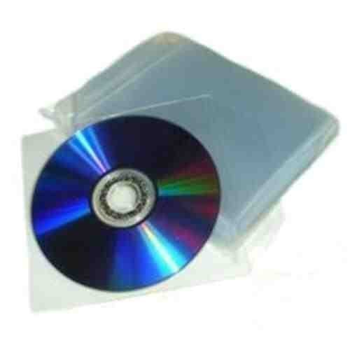 Express Net, 100 Custodie In Plastica Per Cd/Dvd, Alta Qualità