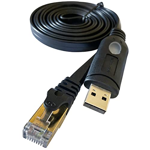 Dsd Tech Sh-Rj45E Cavo Da Usb A Console Con Chip Ch340C Per Switch Router 1.8M/5.9Ft