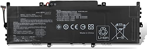 Akkee C41N1715 Laptop Batteria Per Asus Zenbook 13 Ux331Fn Ux331Ua Ux331Un U3100Un U3100Fn Ux331Ua-1B Ux331Ua-1E 0B200-02760000 4Icp4/72/75 15.4V 50Wh