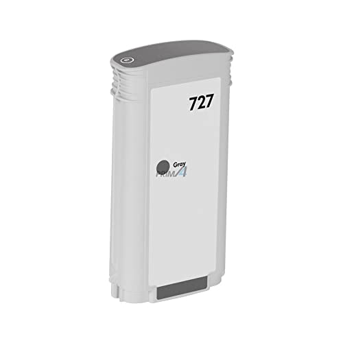 Prima4 - B3P24A 727 130Ml Grigio Cartuccia D'Inchiostro Compatibile Con Plotter Hp Designjet T1500, T2500, T920